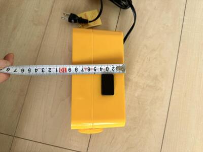 Seiko DP666T Digital Flip Clock with Buzz Alarm Yellow Body Color