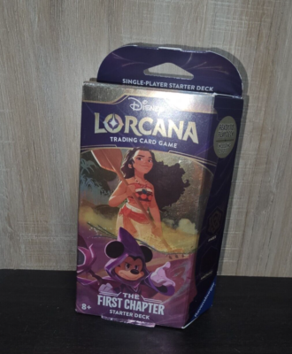 IN HAND* Disney Lorcana Starter Deck Mickey Moana The First Chapter - BRAND  NEW