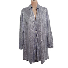 Show me your Mumu Sequined Short Tunic Dress Women Size S Lavender