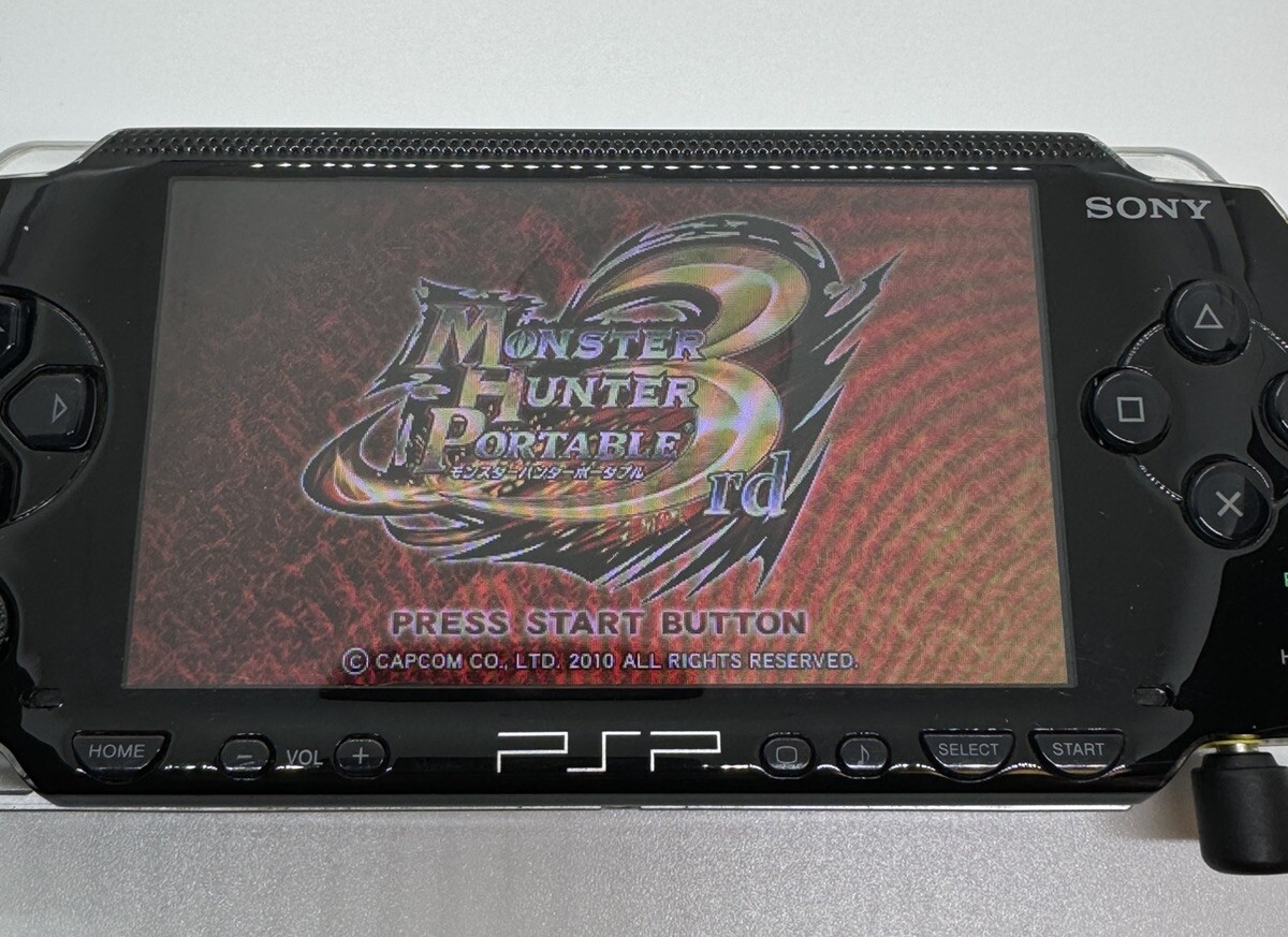 Sony PlayStation Portable PSP 1000 Black Console Charger MemoryStick