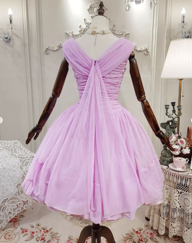 purple 50s dress Nazare Dress Purple from Vivien of Holloway