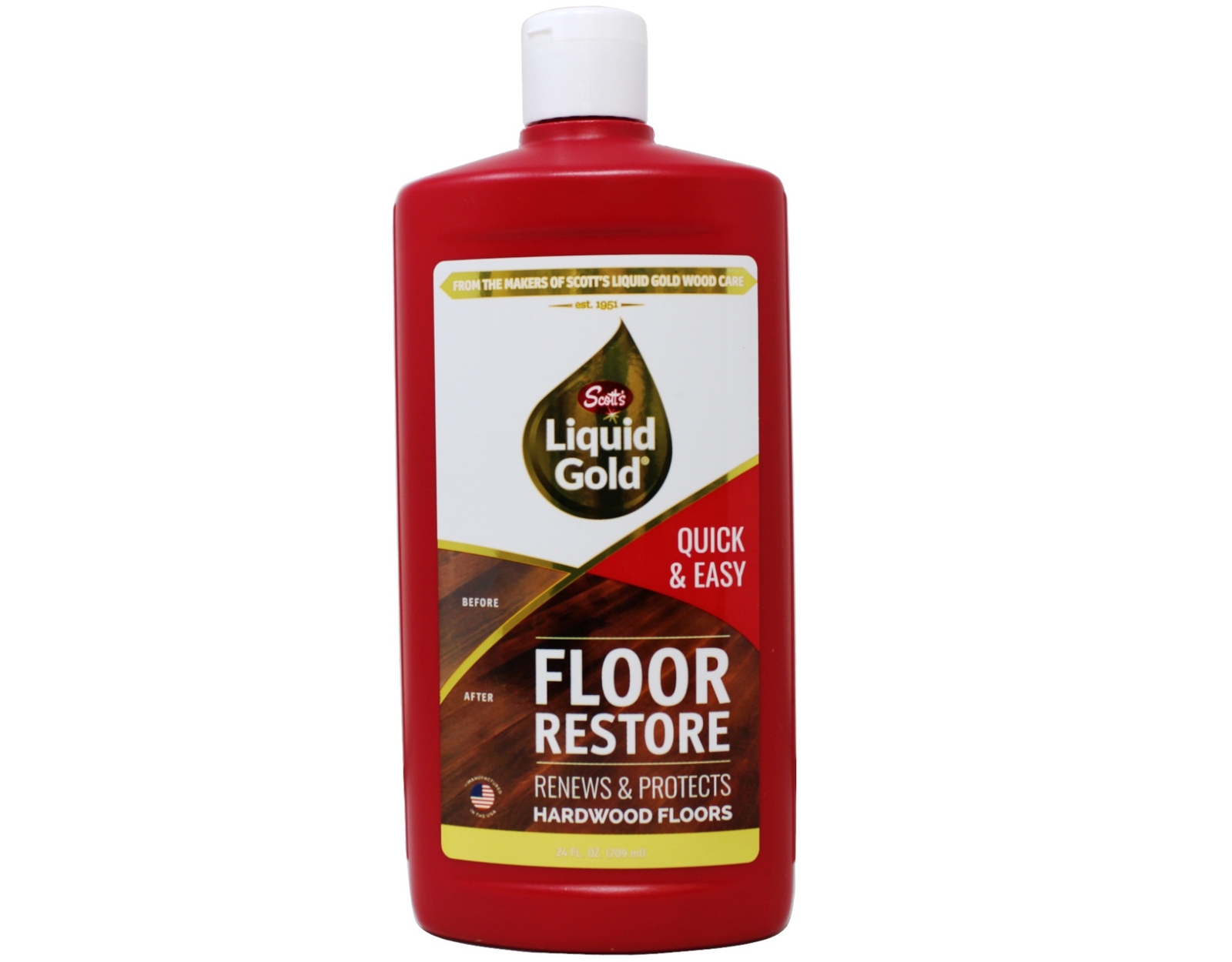 6 Pack Scott's Liquid Gold Floor Restore 24 fl oz Renews & Protects Hardwood