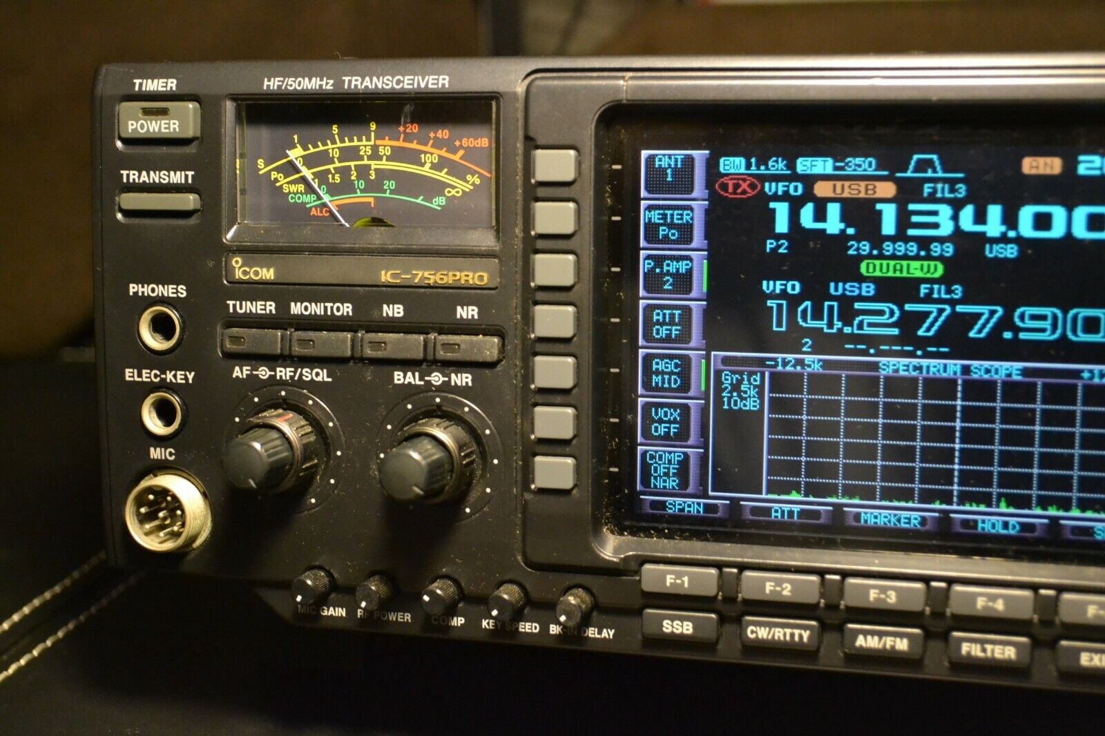 Icom Ic Pro Hf Ham Radio Transceiver Ebay