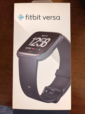Fitbit Versa Smartwatch, Large - Black