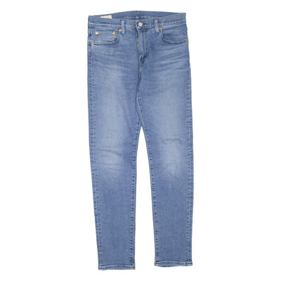 LEVI'S 512 BIG E Jeans Herren Blau Slim Tapered Stone Wash W30 L32