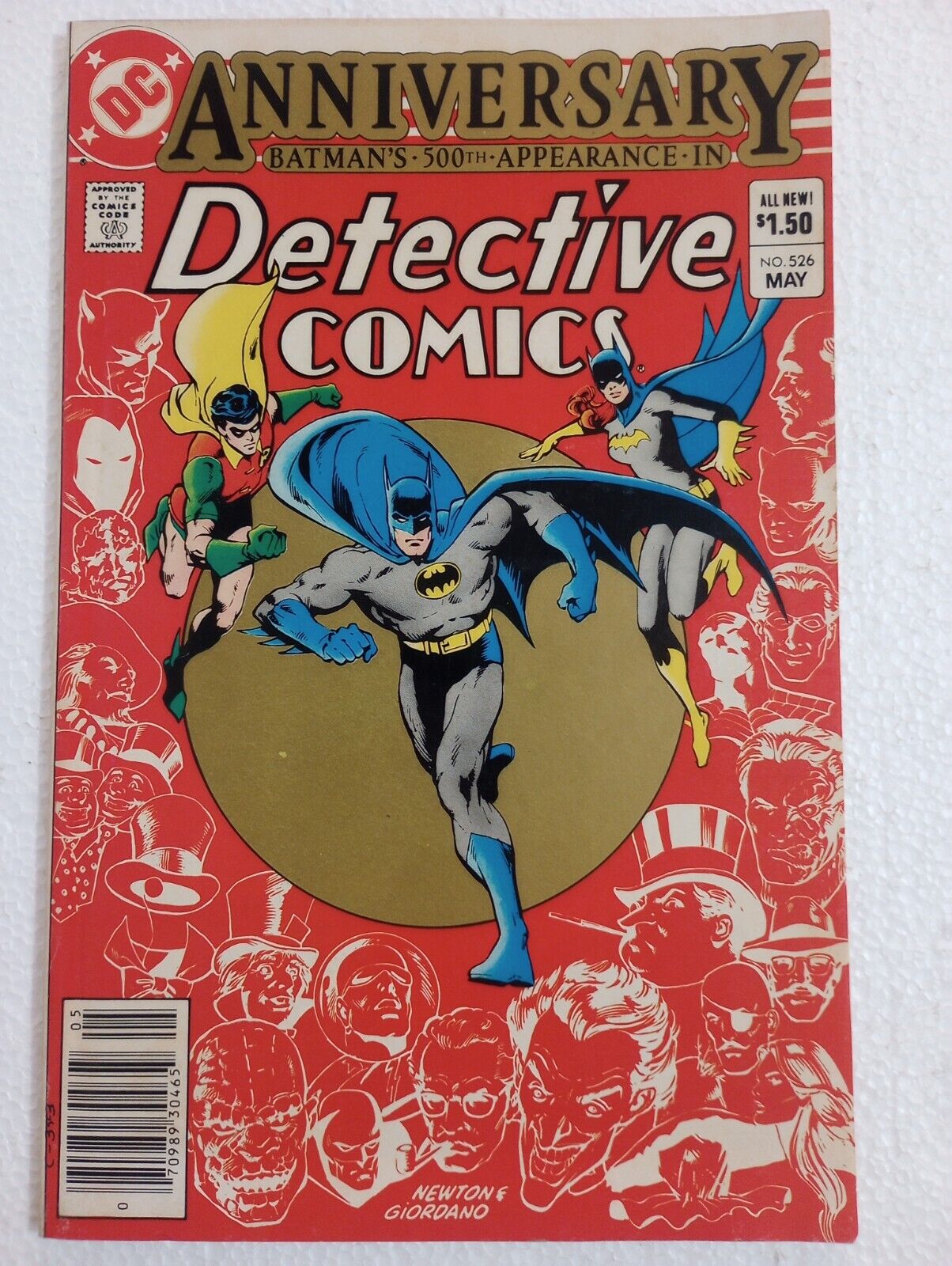 Detective Comics 526, 1983, Anniversary Issue, Batman's 500th Appearance