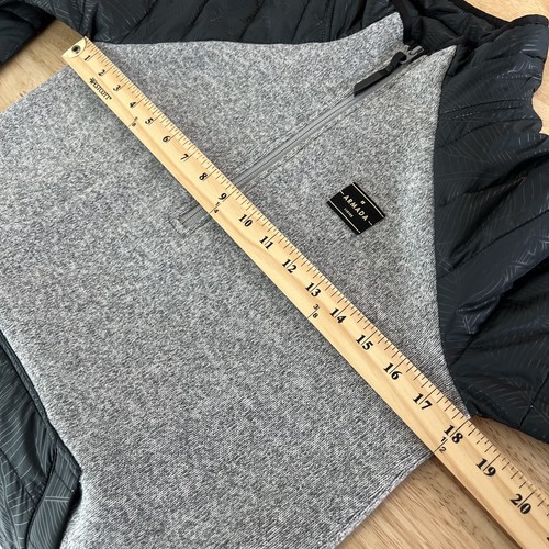 Armada Emma Tech Sweater Size S Sweatshirt Polartec Jacket 1/4 Zip Gray Black - Picture 10 of 12