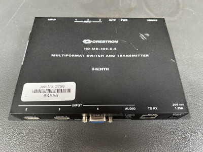 Crestron HD-MD-400-C-E Multiformat Switch and Transmitter, no psu