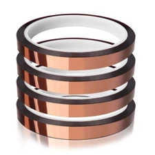 4 Rolls HEAT RESISTANT Tape Sublimation Press Transfer SUBLITAPE 4mm x 33m