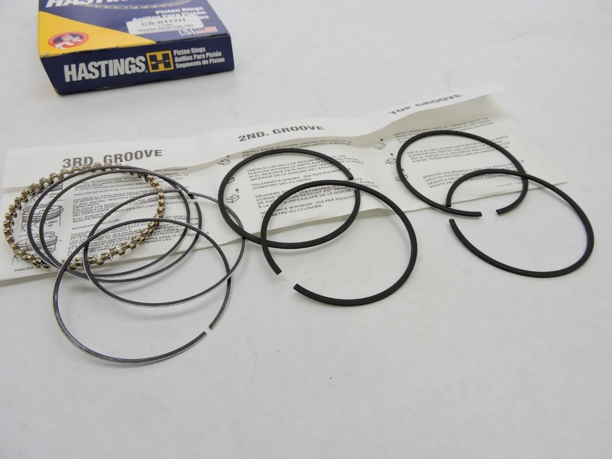 18-89414RH New Hastings Piston Rings +.40 Norton 750 W11139 | eBay