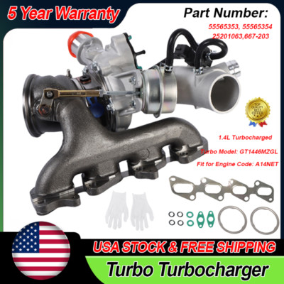 Upgrade 55565353 Turbo For Chevy Cruze Sonic Trax Buick Encore 1.4L Turbocharger