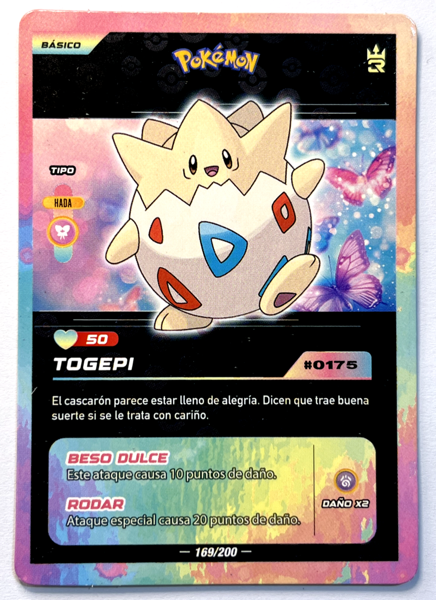 2024 POKEMON Black Edition TCG #169 TOGEPI Paldea Peru Card