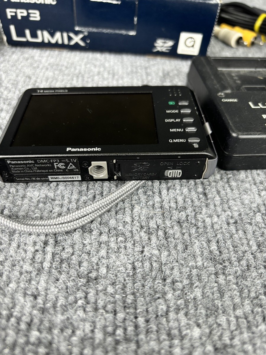 Panasonic Lumix DMC-FP3 Digital Camera 14.1 MP 4X Optical Zoom