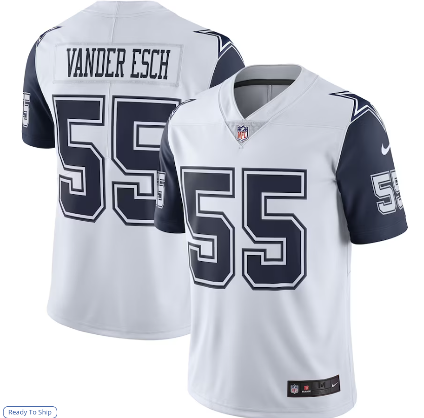 Men’s Cowboys Leighton Vander Esch Stitched Jersey Size L Perfect Birthday Gift