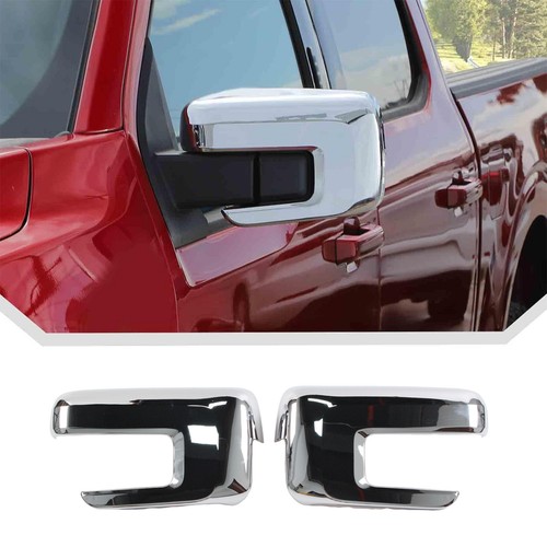 Covers Chromés Miroir + Poignées De Porte Pour Ford F150 2021-2024 - Avec Clignotant Intégré Et Adhésif 3M