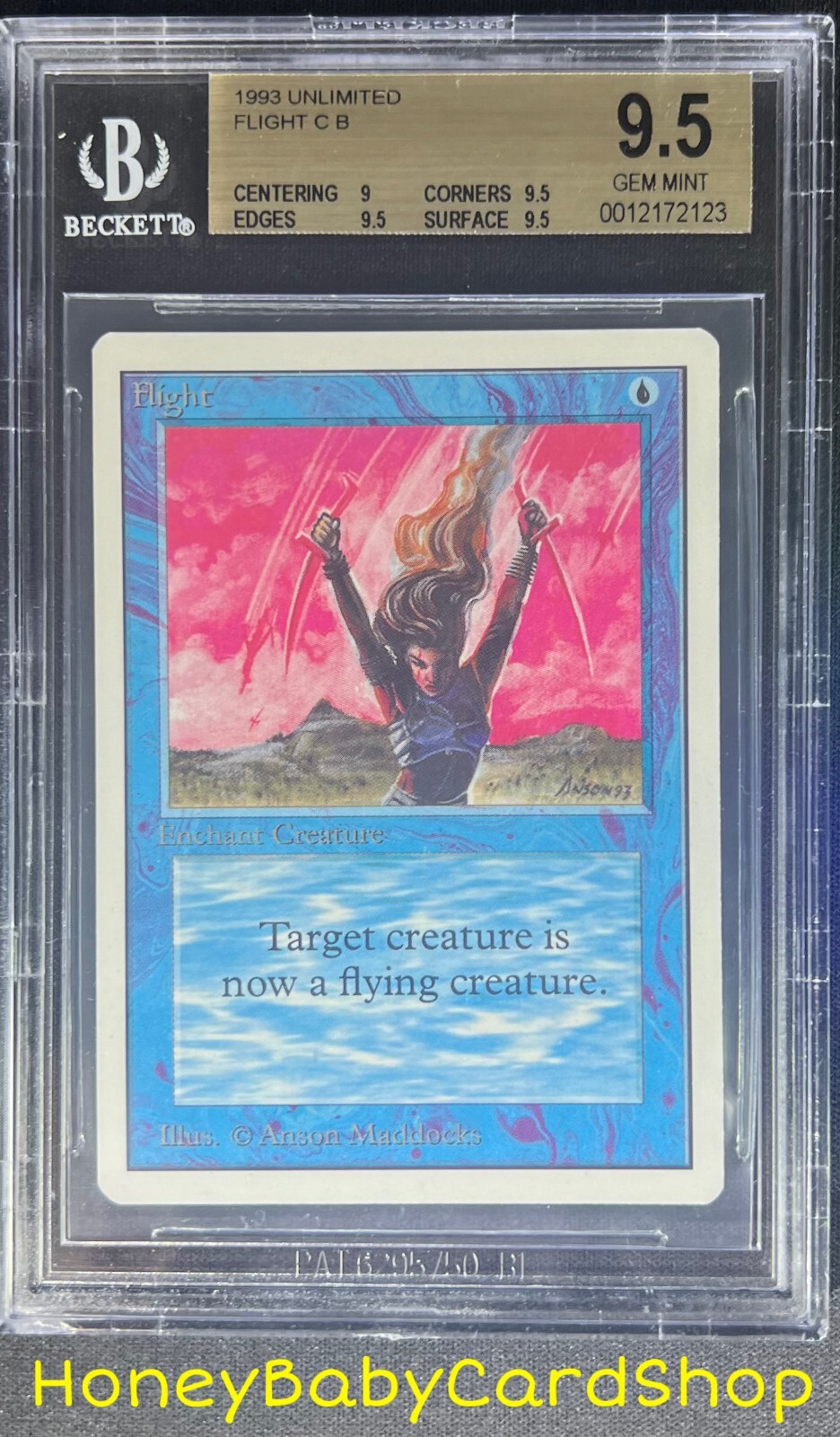 MTG Unlimited Edition 1993 Flight BGS 9.5 GEM MINT Old School 93/94