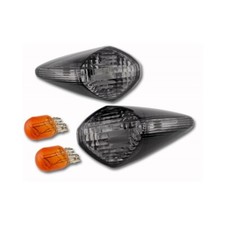 Frontblinker Gläser Honda VFR 800 RC46 VFR800 schwarz getönt smoked rauchgrau
