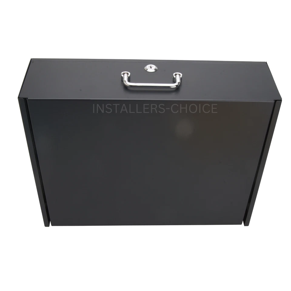 3U Server Rack Drawer 19" Lockable DJ Cabinet Case, Steel, 14" Depth - Image 4 of 4