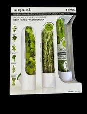 Prepara Herb Savor Pod 2.0 Fresh 3X Longer BPA Free Large Size 3 Pack NEW