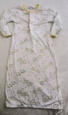 Vintage Carter's Baby Toddler Sleep Sack Gown Yellow Newborn Outfit 80's A1