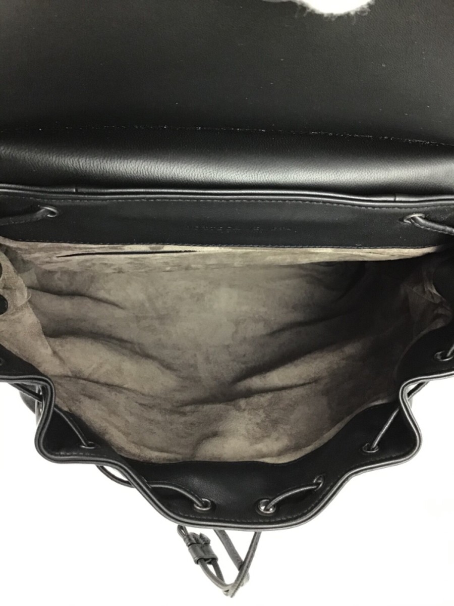Bottega Beneta Clamshell Classic Woven Black  ackpack (Used) s-l1200.png main image 4