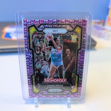 ANGEL REESE 2024 MONOPOLY WNBA PRIZM RC PURPLE MILLIONAIRE SHIMMER 10/50 SSP