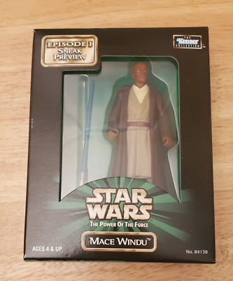 Mace Windu Star Wars Episode 1 Sneak Preview action figure 1998 