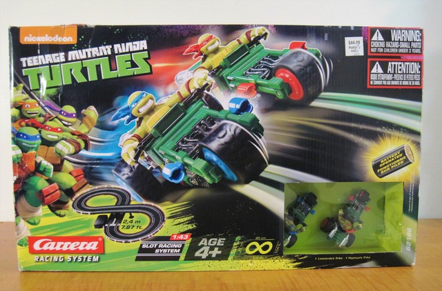 Teenage Mutant Ninja Turtles TMNT Carrera Slot Car Racing Playset System 1 43 for sale online | eBay