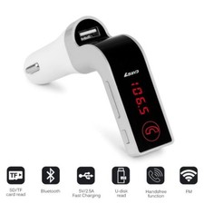 G7 Bluetooth Car Kit Handsfree FM Transmitter Radio MP3 Player USB Charger  AUX