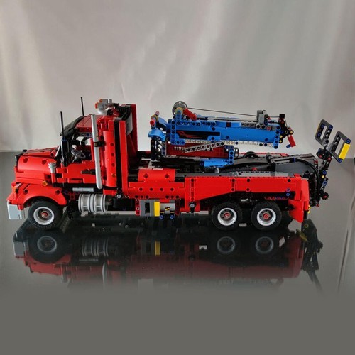 ROTATOR TOW TRUCK - 42098 C with 6cylinder Engine 2087 Pieces for Aged 15+ - Picture 5 of 11