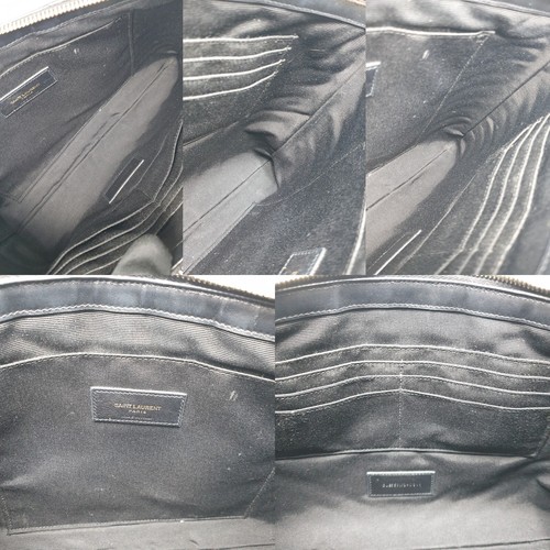 Saint Laurent Monogram Tablet Pouch 559193 Originale Sacchetto Antipolvere Tag Libretto YSA004 - Foto 7 di 12