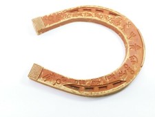 1 Reddish Brown Vintage Auburn Toys Rubber Horseshoe Game Replacement Shoe