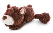 NICI Pl&uuml;schtier B&auml;r Malo 30cm dunkelbraun liegendes Kuscheltier 47609