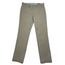 Polo Ralph Lauren Mens Chino Pants Stretch Straight Fit 30x30 Tan Cotton Twill