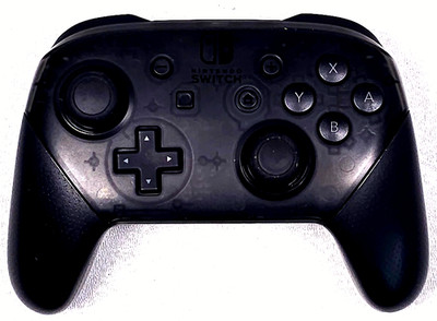 Nintendo Switch Pro Game Controller Black Wireless OEM HAC-013 Untested