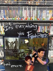 Resident Evil CODE: Veronica countertop Standee (Dreamcast) 14 Inches Tall