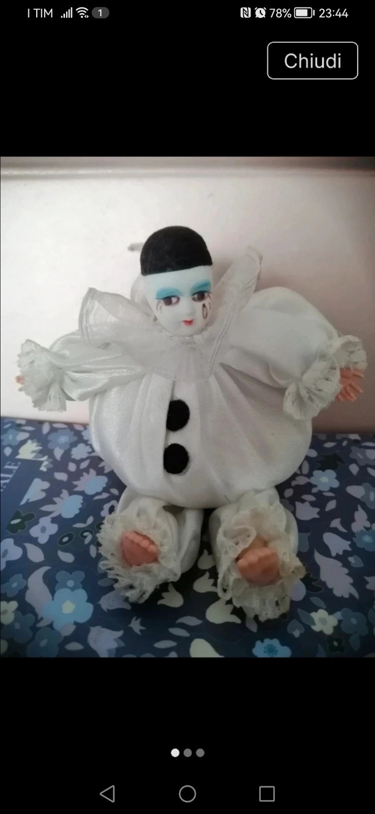 BAMBOLINA VINTAGE PIERROT