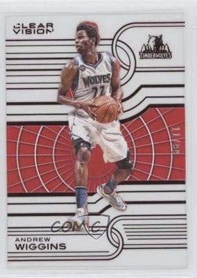 2015-16 Panini Clear Vision Red 11/99 Andrew Wiggins #10 2r7