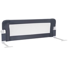 42" Toddler Foldable Bed Rail w/ Adjustable Safety Strap  Bedrail Guard Grey