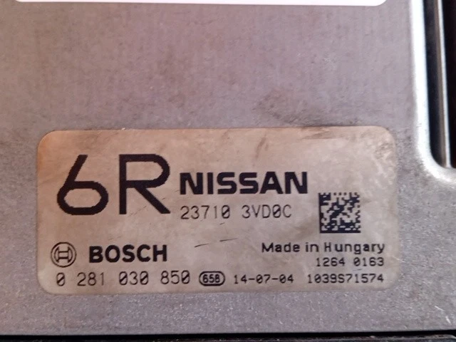 CENTRALINA MOTORE PER NISSAN Note 2° Serie 0281030850 K9K diesel 1461 (08>) - Immagine 3 di 3