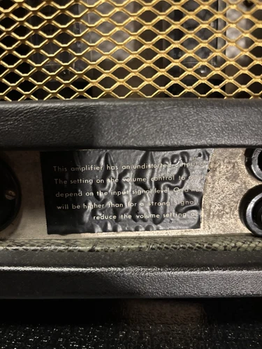 Vintage Selmer 196o’s Treble And Base 50 Amplifier Head and speaker cabinet - Picture 12 of 16