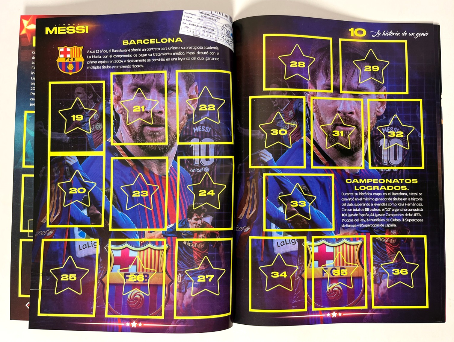 ALBUM LIONEL MESSI STORY + Full Set 162/162 Stickers Peru Edition 2025 RARE