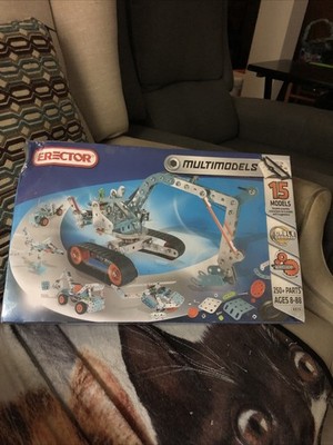 ERECTOR SET MULTIMODELS 15 MODELS 250 PARTS CABLE COMMAND # 6515 NEW & SEALED