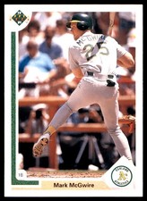 Mark McGwire 1991 Upper Deck #174 Athletics MLB READ FREE SHIPPING AutographDen
