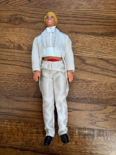 Vintage Barbie Ken Doll White Tuxedo Mattel 1980s