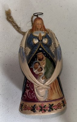 Jim Shore Heartwood Creek Angel With Wings Holy Family Ornament 2011