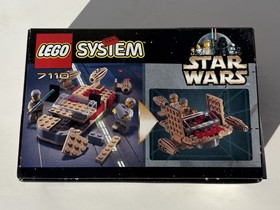 Vtg 1999 LEGO Star Wars #7110 Landspeeder Unopened Retired Lego Set NEW In Box!