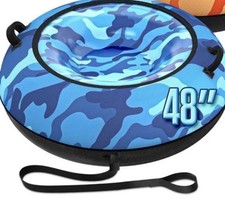48" Snow Tube w/ Premium Oxford Cover Heavy Duty Snow Sled for Adult Under 400lb