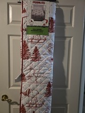 Peanuts Snoopy Christmas Reversible Quilt Full/Queen 88x92 Holiday Bedding