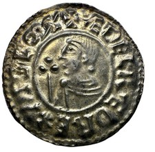 Saxon Aethelred II  Crux Type Penny Lincoln Mint Grimmr Monyer